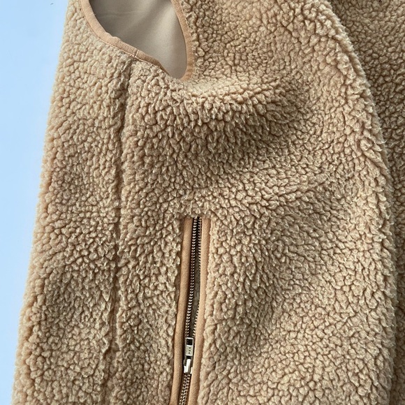 J. Crew Camel Sherpa Vest - Picture 4 of 5